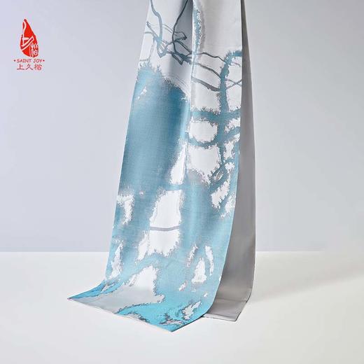 SAINTJOY/上久楷 女士宋锦双面长巾 围巾 疏影 SCS19004 商品图11