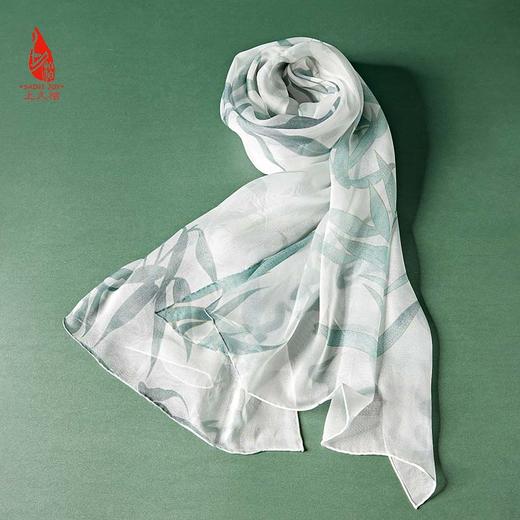 SAINTJOY/上久楷夏季真丝长巾 桑蚕丝   竹影 CJS23037 商品图3