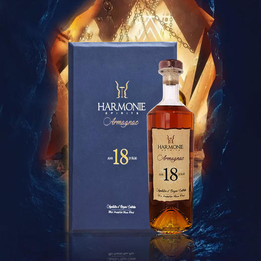 法国进口哈莫尼雅文邑 18年白兰地 700ml  40%Vol. 商品图0