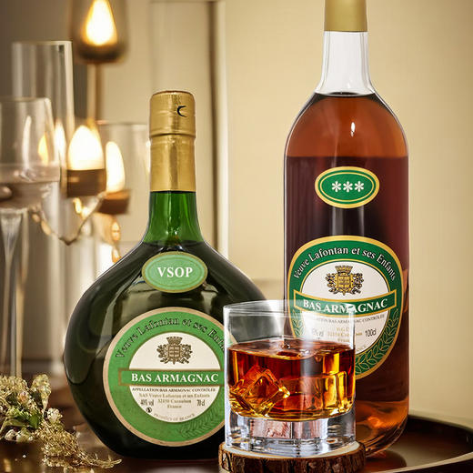 法国进口凯歌拉封丹智者VSOP雅文邑白兰地丨雅文邑白兰地 700ml-1L 商品图1