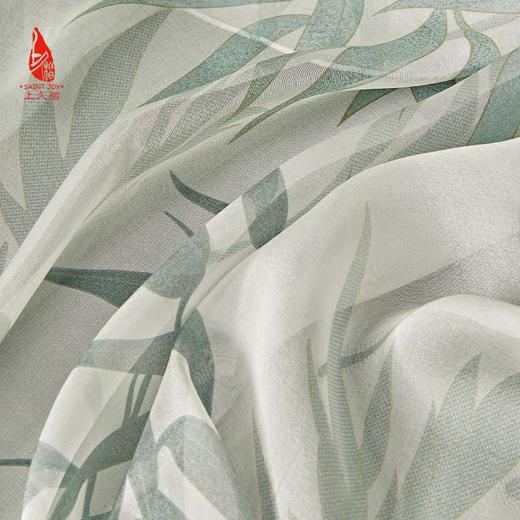 SAINTJOY/上久楷夏季真丝长巾 桑蚕丝   竹影 CJS23037 商品图5
