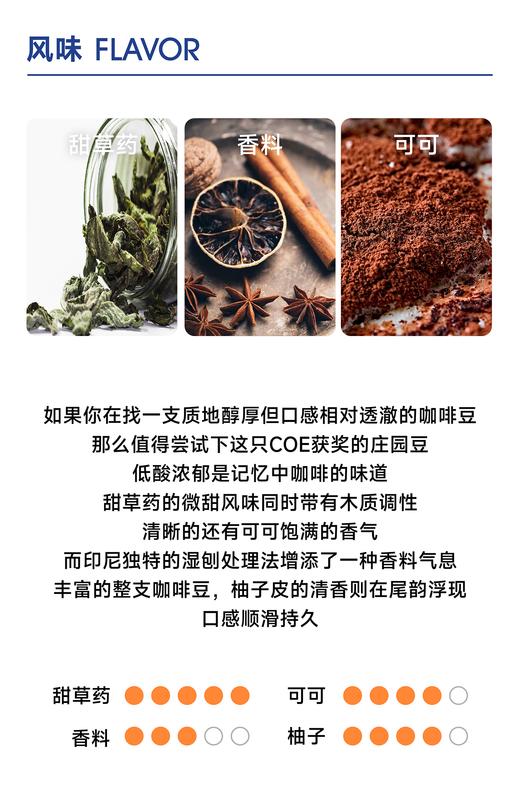 星耀曼特宁｜浓郁醇厚 COE获奖庄园豆 商品图3