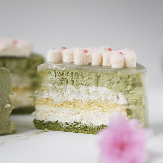 「四季·春」满园春色蛋糕（春之味：香草、蜜桃&龙井）｜《EVERNAKED寻味四时》2024版第一期 商品图7