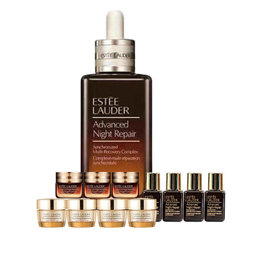 【福利爆品】雅诗兰黛尊享礼（雅诗兰黛七代小棕瓶精华100ml+小棕瓶精华15ml*4+抗蓝光眼霜5ml*3+智妍面霜15ml*4） 商品图0