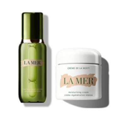 【航免仓】海蓝之谜奇迹宠肤两件套（海蓝之谜精粹水150ml+海蓝之谜经典面霜60ml）【非礼盒装】 商品图0