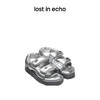 [福利价]lost in echo2024春季新品设计师品牌切面厚底增高填充双条带凉鞋 商品缩略图0
