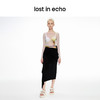 [福利价]lost in echo2024春季新品设计师品牌切面厚底增高填充双条带凉鞋 商品缩略图1