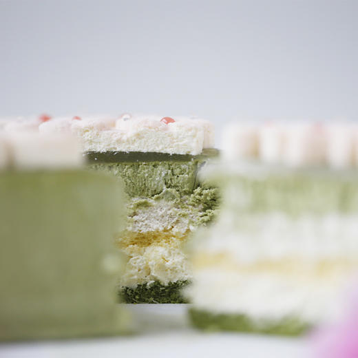 「四季·春」满园春色蛋糕（春之味：香草、蜜桃&龙井）｜《EVERNAKED寻味四时》2024版第一期 商品图2