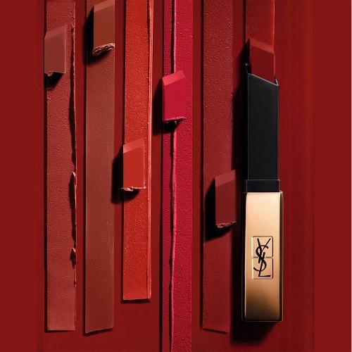 【航免仓】YSL圣罗兰细管纯口红1966新色红棕复古红 商品图4