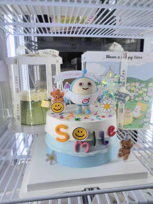 蓝色蛋仔蛋糕 商品图1