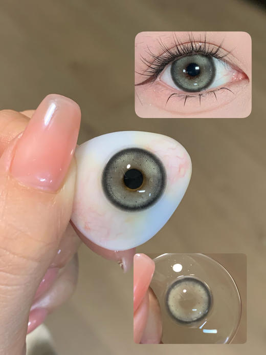 4Youthcon旗下 ·冰蓝泪&椰奶冰｜14.5mm白狮参考着色大直径｜韩产年抛  2片 商品图8