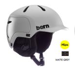 25/26BERN头盔Watts 2.0 MIPS Matte Gray w/Winter Liner 商品图0