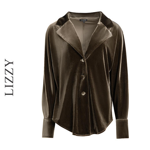 LIZZY早秋 丝绒优雅奢华气质女上衣时尚外套7955 商品图4