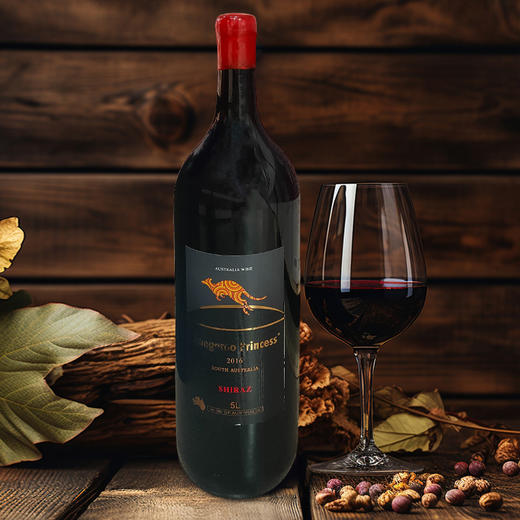 澳大利亚进口袋鼠公主西拉干红葡萄酒5L 商品图1