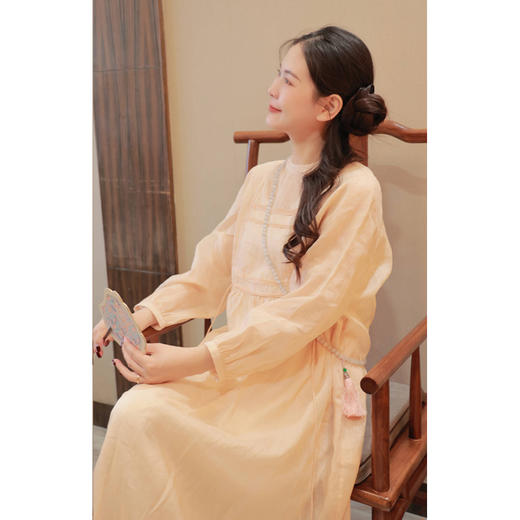 【抖音专属】【清欢系列】立领连衣裙（24707210扶光） 商品图1