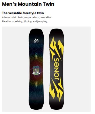 24/26Jones雪板 Snb Men's Mountain Twin 商品图0
