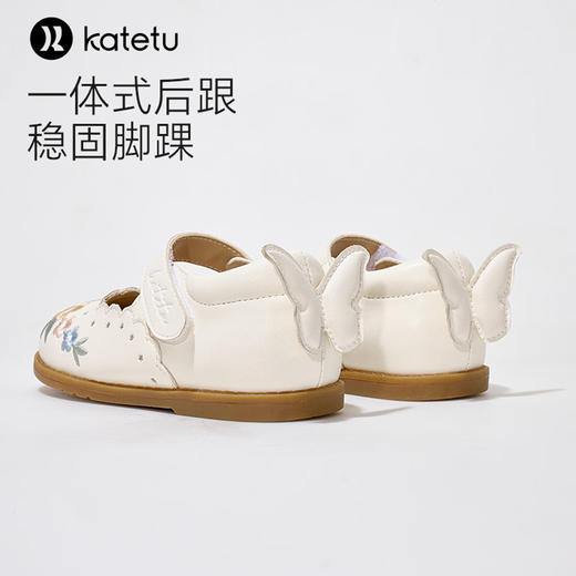 卡特兔女童小皮鞋2024夏季新款儿童单鞋软底防滑白色女童公主鞋 商品图3