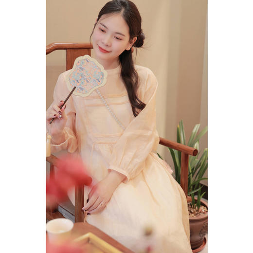 【抖音专属】【清欢系列】立领连衣裙（24707210扶光） 商品图3