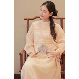 【抖音专属】【清欢系列】立领连衣裙（24707210扶光）