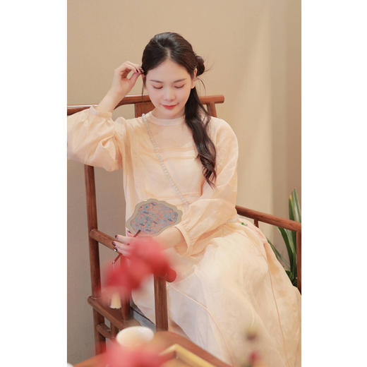 【抖音专属】【清欢系列】立领连衣裙（24707210扶光） 商品图4