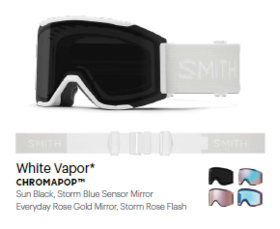 25/26SMITH雪镜Squad Mag Low Bridge FitWhite Vapor