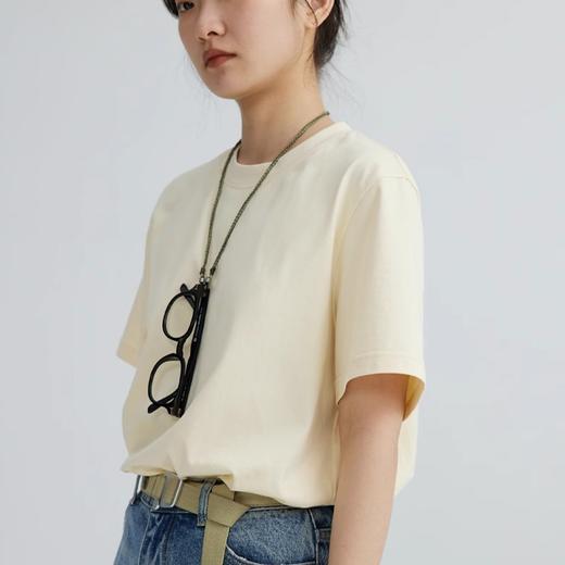 【89元到手三件！】BASIC LIVE男女匹马棉短袖T恤（4-205） 商品图8