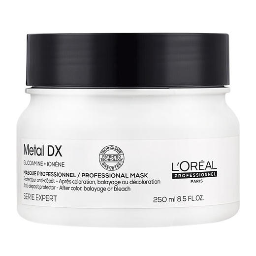 【26.8月到期】欧莱雅沙龙洗护系列芯韧修护发膜瞬顺发膜250ml/117846 修护发丝纤维结构 商品图0