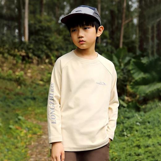 龙之涵 2024早春新品 亲子款踏春山涧系列微绒长袖衫 中大童春秋新款套头上衣 婴幼儿A类标准 商品图13