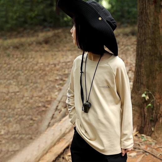 龙之涵 2024早春新品 亲子款踏春山涧系列微绒长袖衫 中大童春秋新款套头上衣 婴幼儿A类标准 商品图5