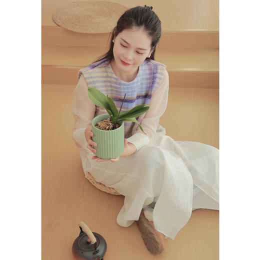 【始芳菲系列】马甲（22804041-凝脂） 商品图0