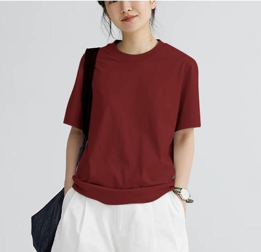 【89元到手三件！】BASIC LIVE男女匹马棉短袖T恤（4-205） 商品图9