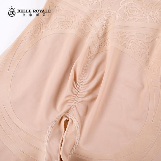 皇家丽美植绒0度塑身连体衣女植绒立体雕花中压收腹束腰轻盈零束缚SL088 商品图7