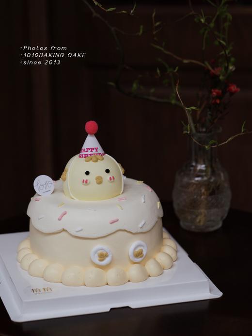 「呆萌小黄鸡」手绘立体小动物·100%动物奶油（附图6寸·提前3天预订） 商品图3