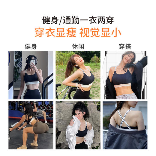 （雅典中强度运动文胸）大杯文胸经典款运动内衣健身承托稳定大胸内衣女 商品图1