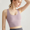 【运动必备】【高弹防震，伸展轻盈】春夏新款女运动内衣长款裸感美背瑜伽服背心式防震聚拢跑步健身文胸 商品缩略图5
