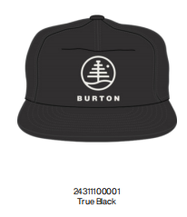 25/26BURTON帽FAMILY TREE HAT TRUE BLACK