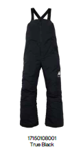 25/27BURTON雪服KD SKYLAR BIB TRUE BLACK