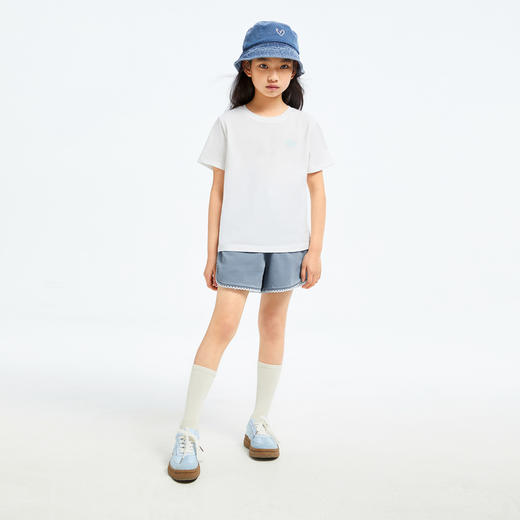 女童透气牛仔短裤裤子新款安奈儿童装童装小程序专享EG426153 商品图3