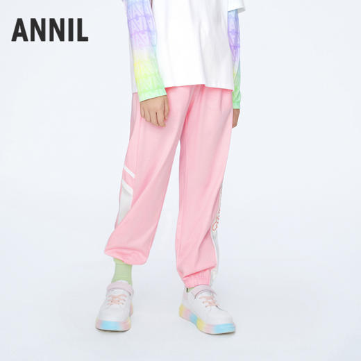 【实体店同款】女童阳光活力休闲单裤裤子新款安奈儿童装AG416525 商品图2