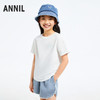 男女童轻薄柔软圆领亲子短袖T恤新款安奈儿童装童装小程序专享EM421145 商品缩略图1