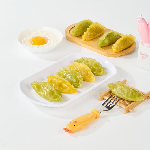 有机猪肉甘蓝蒸煎饺 200g/袋  全国配送（偏远地区除外） 商品图0