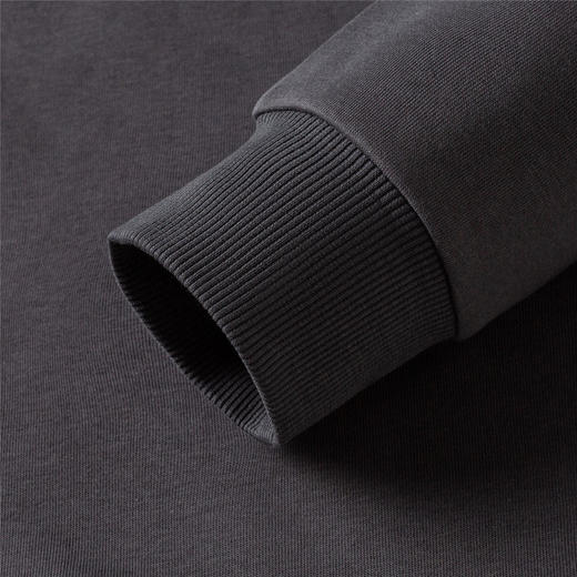 【桑蚕丝混纺】罗蒙春秋男装胸花绣花卫衣男士休闲百搭卫衣长袖圆领T恤上衣男 商品图4