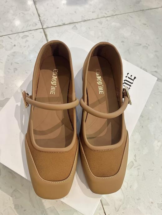 【门店同款】ENJOY春季法式拼接玛丽珍跟鞋 155804628 商品图2