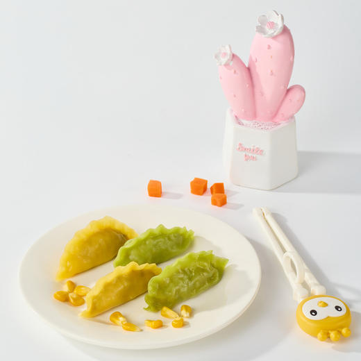 有机猪肉甘蓝蒸煎饺 200g/袋  全国配送（偏远地区除外） 商品图1