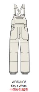 25/26BURTON雪服W GORE AVALON BIB STOUT WHITE COOKIE CAMO 商品图0