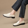 ZHR则则百搭单鞋女2024新款英伦小皮鞋子一脚蹬懒人鞋子时尚女鞋 商品缩略图6