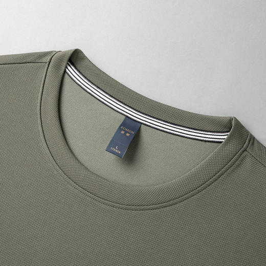 罗蒙春秋男装卫衣时尚绣花卫衣男士休闲百搭圆领长袖T恤男 商品图5