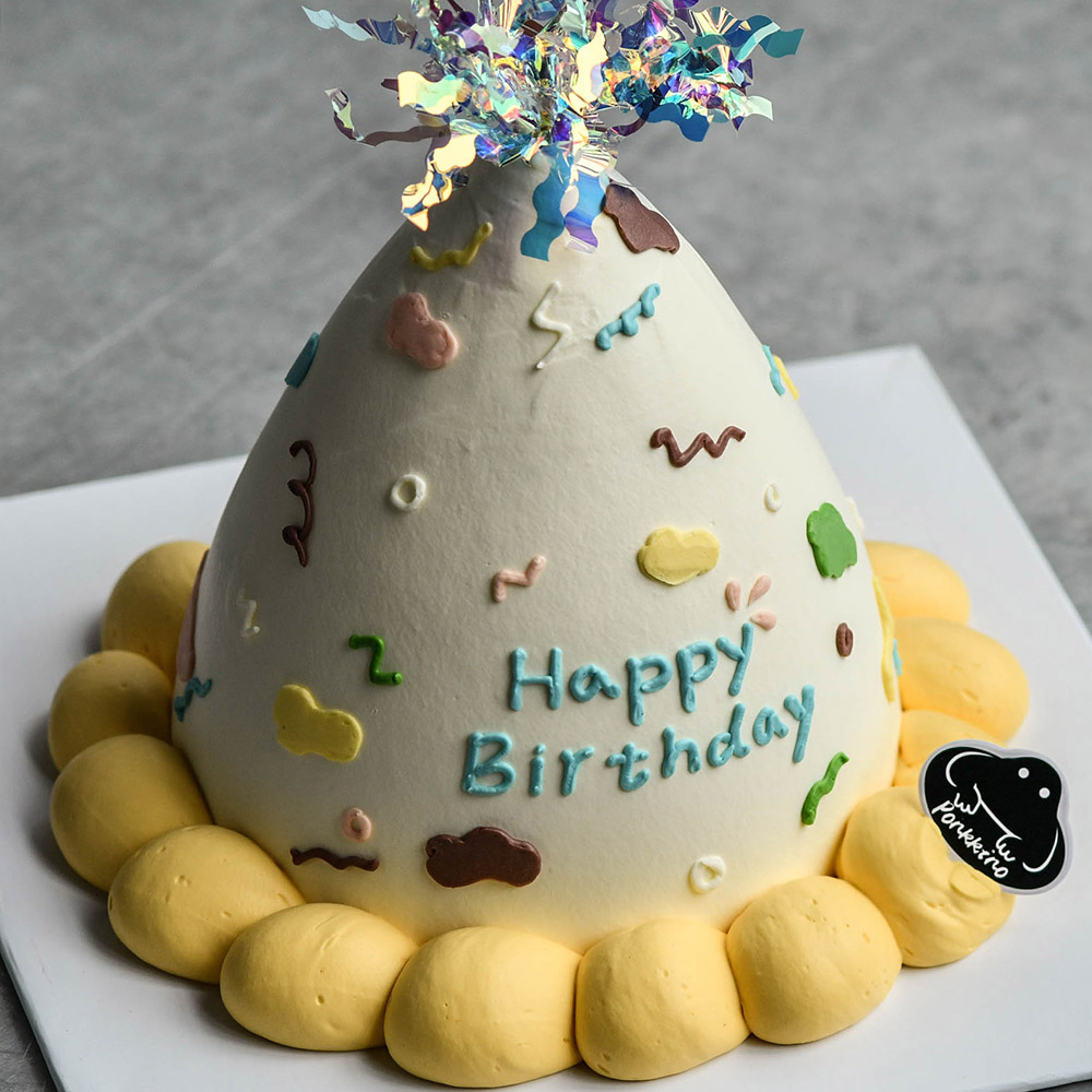 生日帽奶油蛋糕