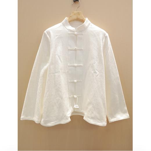 【抖音专属】A型盘扣外套（20705338凝脂A559） 商品图0