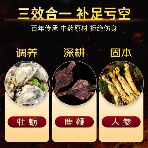北京同仁堂鹿参牡蛎精杞片 鹿鞭人参牡蛎黄精枸杞片 商品图4